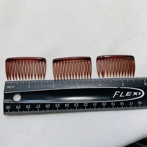 Vintage Goody Side Combs Lot of 7 Hair Accessories Made in USA Retro 80s - Picture 14 of 16